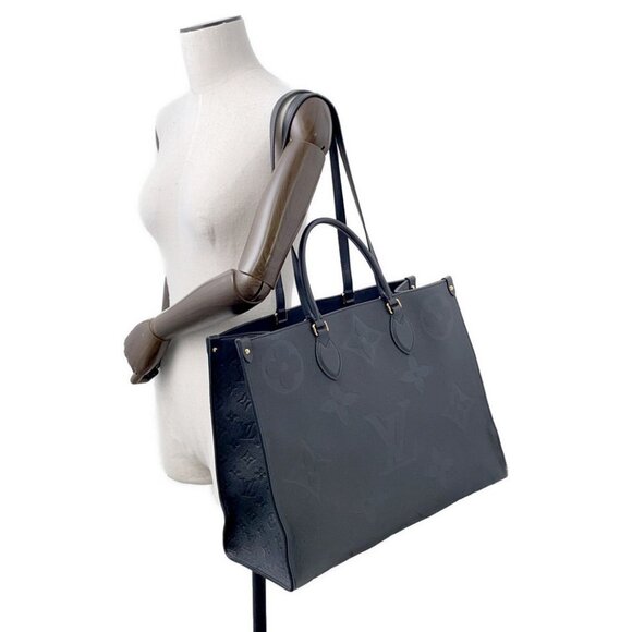 LOUIS VUITTON Onthego Size GM Monogram Empreinte Leather Noir M44925 - Picture 5 of 15